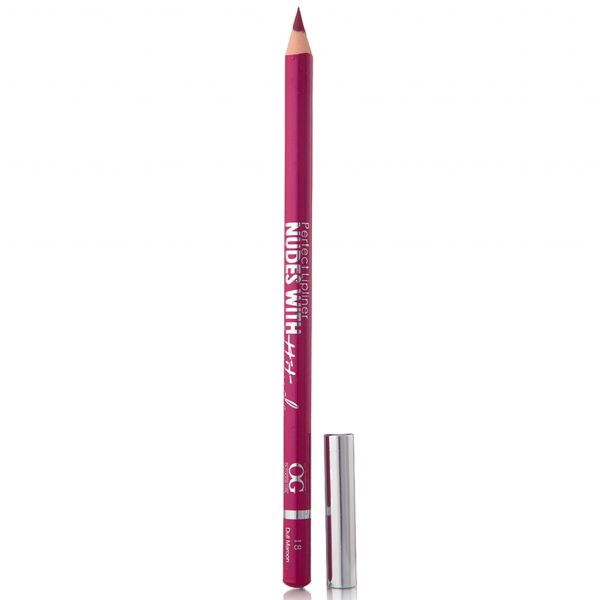 OG-ML2173 Matte lip pencil NUDES WITH attitude tone 18 dull maroon